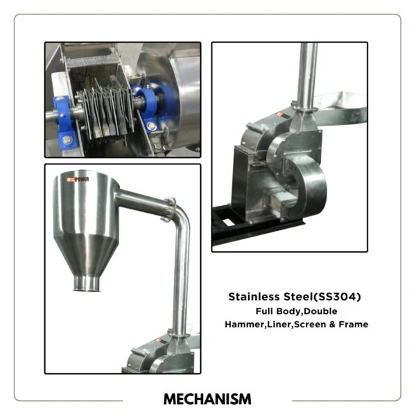 SS304 best masala powder machine manufacturer in India
