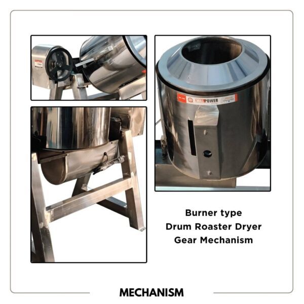 best stainless steel masala roasting machine made in India