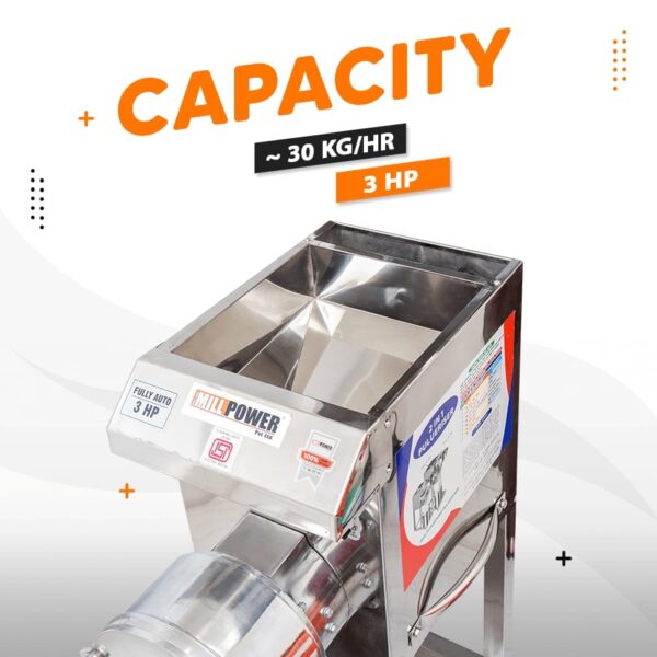 capacity of pulverizer flour machine
