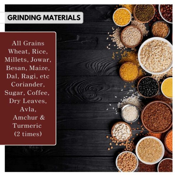 grinding materials for double stage pulverizer in India