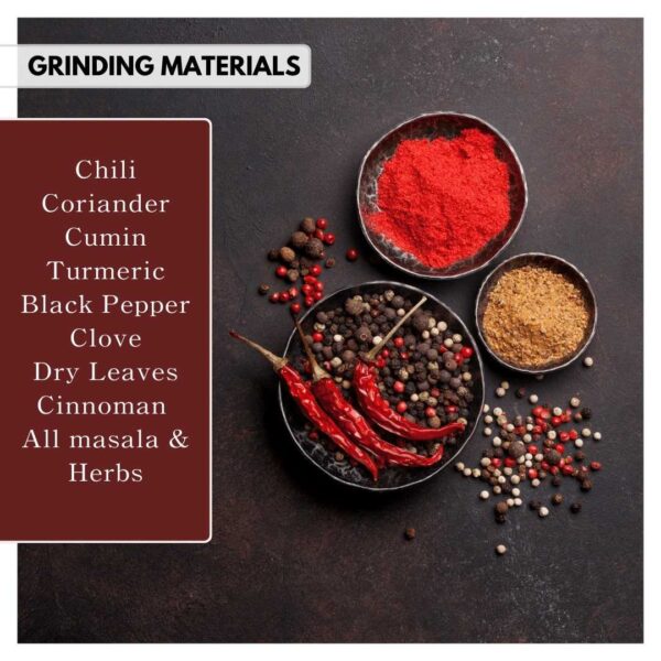 materials to grind in chilli powdering machine