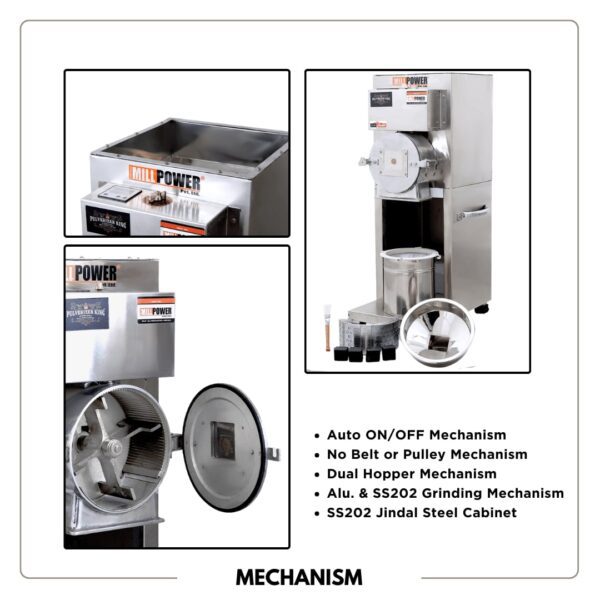 mechanism of dual pulverizer machine