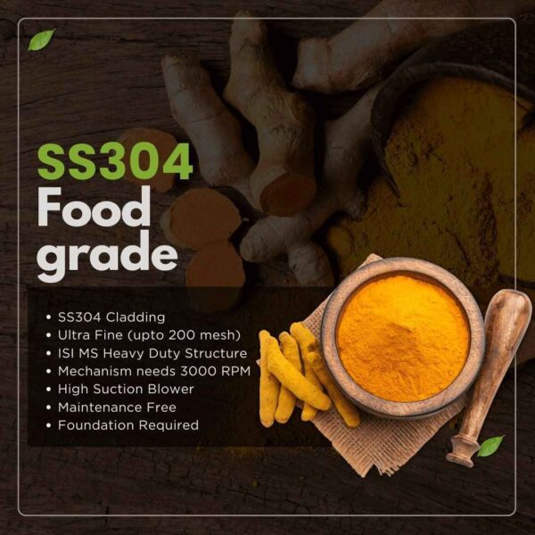 ss304 high quality food grade impact pulverizer