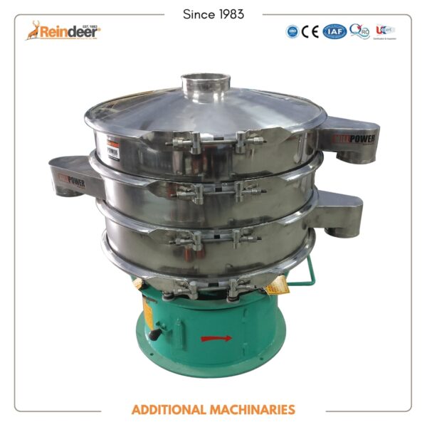 vibration mechanism sifter cleaner and separator machines